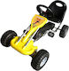 Go-Kart Einsitzer mit Pedal Gelb für 3+ Jahre