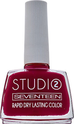 Seventeen Studio Rapid Dry Lasting Color Gloss Βερνίκι Νυχιών Quick Dry Κόκκινο 108 12ml