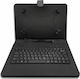 NOD TCK-10 Flip Cover Synthetic Leather with Keyboard Greek Black (Universal 10") 141-0092