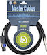 Prostage Cable Speakon male - 6.3mm male 1m (SPJ-01)