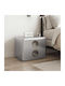 Rectangular Aluminum Side Table with Drawers Aircraft Airman M50xL35xH40cm