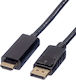 Roline Cable DisplayPort male - HDMI male 2m Black (11.04.5786-10)