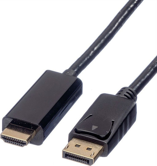Roline Cable DisplayPort male - HDMI male 2m Black (11.04.5786-10)