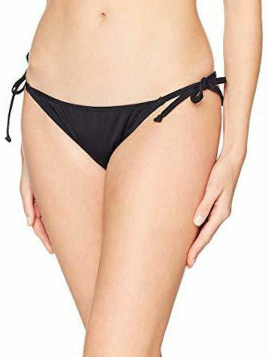 Dorina Bora Bora Bikini Slip με Κορδονάκια Μαύρο