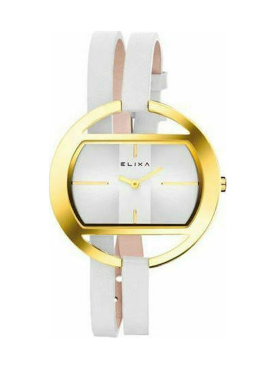 Elixa Watch with White Metal Bracelet E125-L513