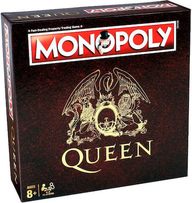 Winning Moves Επιτραπέζιο Παιχνίδι Queen Monopoly για 2-6 Παίκτες 8+ Ετών