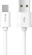Devia Cablu USB 2.0 USB-C Masculin - USB-A Alb 2m DVCB-312038
