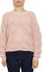 Only Damen Langarm Pullover Pink / Misty Rose