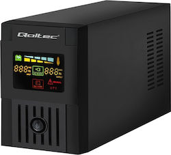 Qoltec Monolith 800VA UPS Line-Interactive 480W cu 2 Schuko Prize