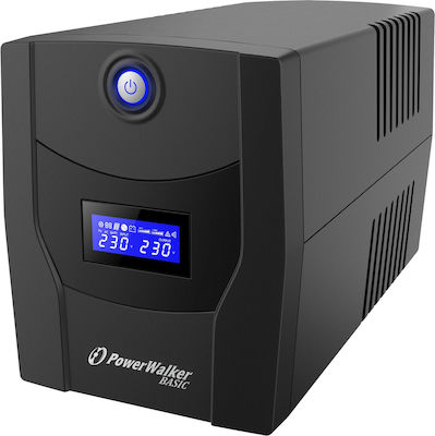 Powerwalker Basic VI 1500 STL FR UPS Line-Interactive 1500VA 900W με 4 Schuko Πρίζες