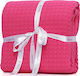 Borea Marcella Blanket Pique Single 160x250cm. 022101127230 Fuchsia