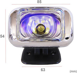 Autoline SJ-808S Τετράγωνα Φώτα Ημέρας Αυτοκινήτου Universal 12V 85W 8.5cm 2τμχ