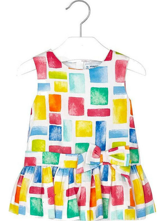 Children's Dress Sleeveless Satin Multicolour