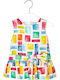 Children's Dress Sleeveless Satin Multicolour