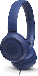 JBL Tune 500 JBLT500BLU Wired On Ear Headphones Navy Blue