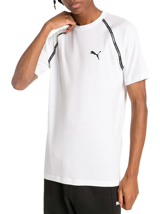 Puma Epoch Αθλητικό Ανδρικό T-shirt Λευκό Μονόχρωμο