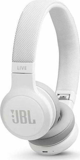 JBL Live 400BT Wireless / Wired On Ear Headphones with 24 hours of Operation White