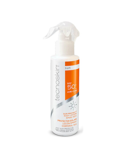 Tecnoskin Sun Protect Antheliakí Losión Somatos SPF50 se Spray 200ml
