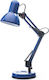 Artekko Buck Office Lamp with Foldable Arm for Socket E27 in Blue Color