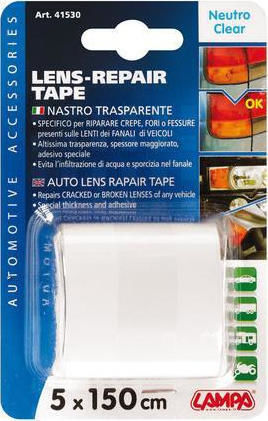 Lampa Car Tape Stickers 150 x 5cm for Car Lights in Transparent Color 1pcs