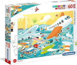 Puzzle pentru Copii The Airport 60buc Clementoni