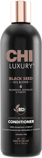 CHI Luxury Conditioner Black Seed Oil – Ενυδάτωση & Αναπλήρωση Υγρασίας για Ξηρά Μαλλιά 355ml