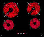 Teka TB 6415 Autonomous Cooktop with Ceramic Burners and Locking Function 60x51cm