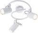 Elmark Triple Ceiling & Wall Spot with GU10 Socket in White Color