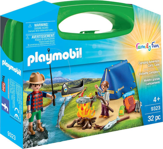 Playmobil Family Fun Camping Adventure Carry Case pentru 4+ ani ani