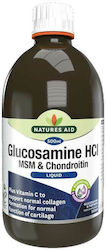 Natures Aid Glucosamine HCI MSM & Chondroitin Vitamin C & FOS Liquid 500ml Natures Aid Glucosamine HCI MSM & Chondroitin Vitamin C & FOS Liquid 500ml