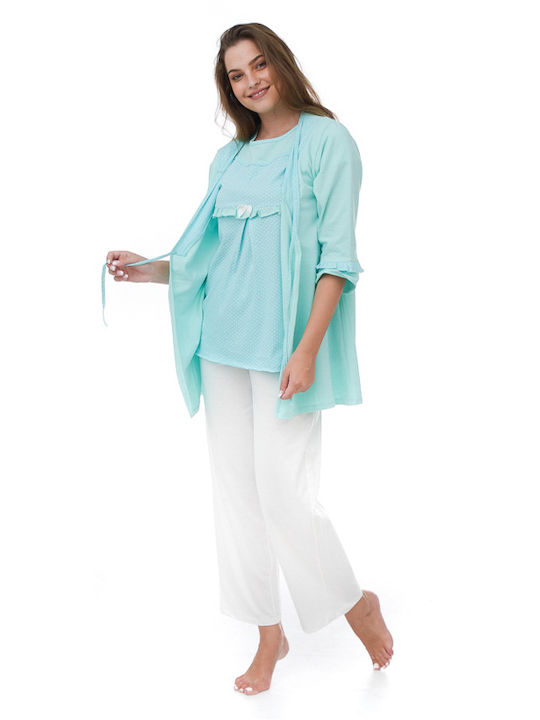 Women's Pyjamas (3299) - Turquoise