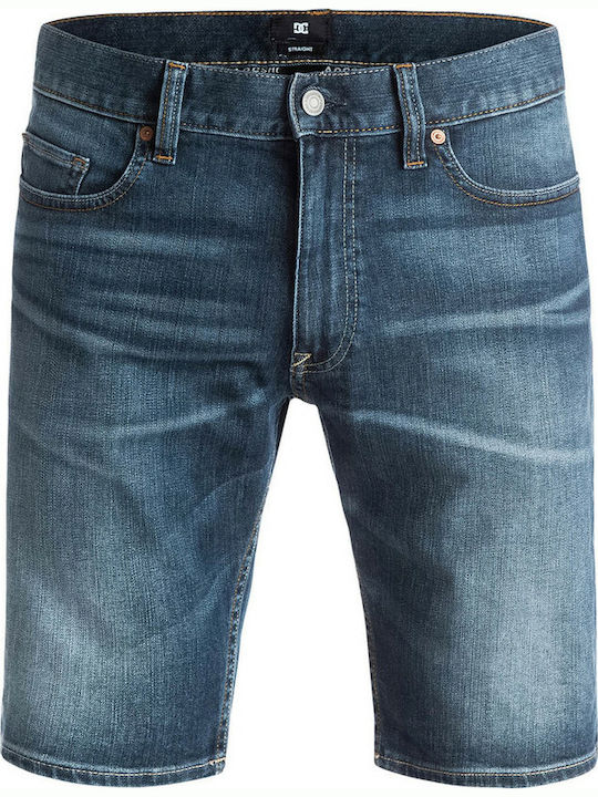 DC Washed Straight Herrenshorts Jeans Marineblau