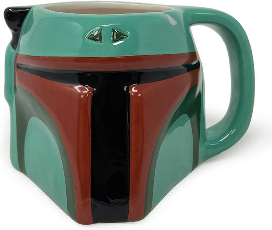 Abysse Star Wars Boba Fett 3D Shaped Mug Cană Ceramică Verde 600ml