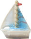 Espiel Ceramic Miniature Ship 10x4.5x12cm