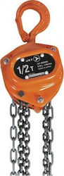 Maestro Chain Hoist MCH-15 for Weight Load up to 1t Orange