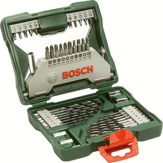 Bosch X-Line Satz 43 Bohrer mit Sechskantschaft für Holz και Metall