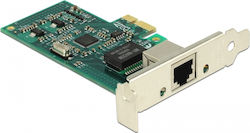 DeLock Ενσύρματη Κάρτα Δικτύου Gigabit (1Gbps) Ethernet PCI-e