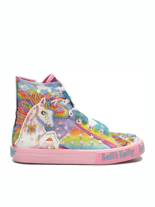 Lelli Kelly Παιδικό Sneaker High Unicorn Fantasia LK9090 για Κορίτσι Φούξια