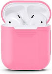 Senso Hülle Silikon in Rosa Farbe für Apple AirPods 1 / AirPods 2