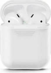 Senso Θήκη Σιλικόνης σε Λευκό χρώμα για Apple AirPods