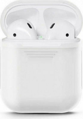 Senso Case Silicone in White color for Apple AirPods 1 / AirPods 2