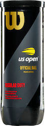 Wilson US Open XD Μπαλάκια Τένις για Τουρνουά 3τμχ