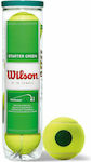 Wilson Starter Play Green Tennisbälle Tennis Kinder 4Stück