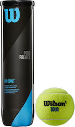 Wilson Tour Premier All Court Μπαλάκια Τένις για Τουρνουά 4τμχ