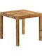 Kitchen Square Table Natural 82x80x76cm