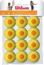 Wilson Starter Orange Tennisbälle Tennis Kinder 12Stück