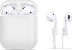 Tech-Protect Set in White color for Apple AirPods 1 / AirPods 2