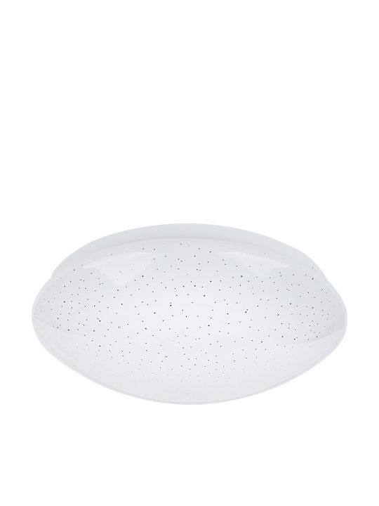 Elmark Shine Led Modernă De plastic Plafonieră de tavan cu LED Integrat 48buc Alb