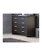 Kommode Schlafzimmer Holz No 2 mit 4 Schubladen Wenge 100x45x81cm