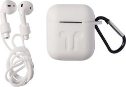 Set with Hook in White color for Apple AirPods 1 / AirPods 2